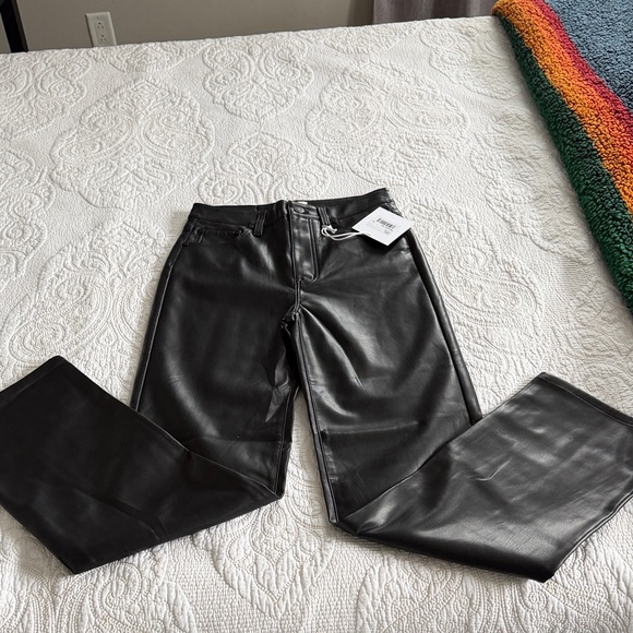 Pistola Cassie High Waisted Faux Leather Straight Leg Pants Size 25 NWT - Picture 6 of 10
